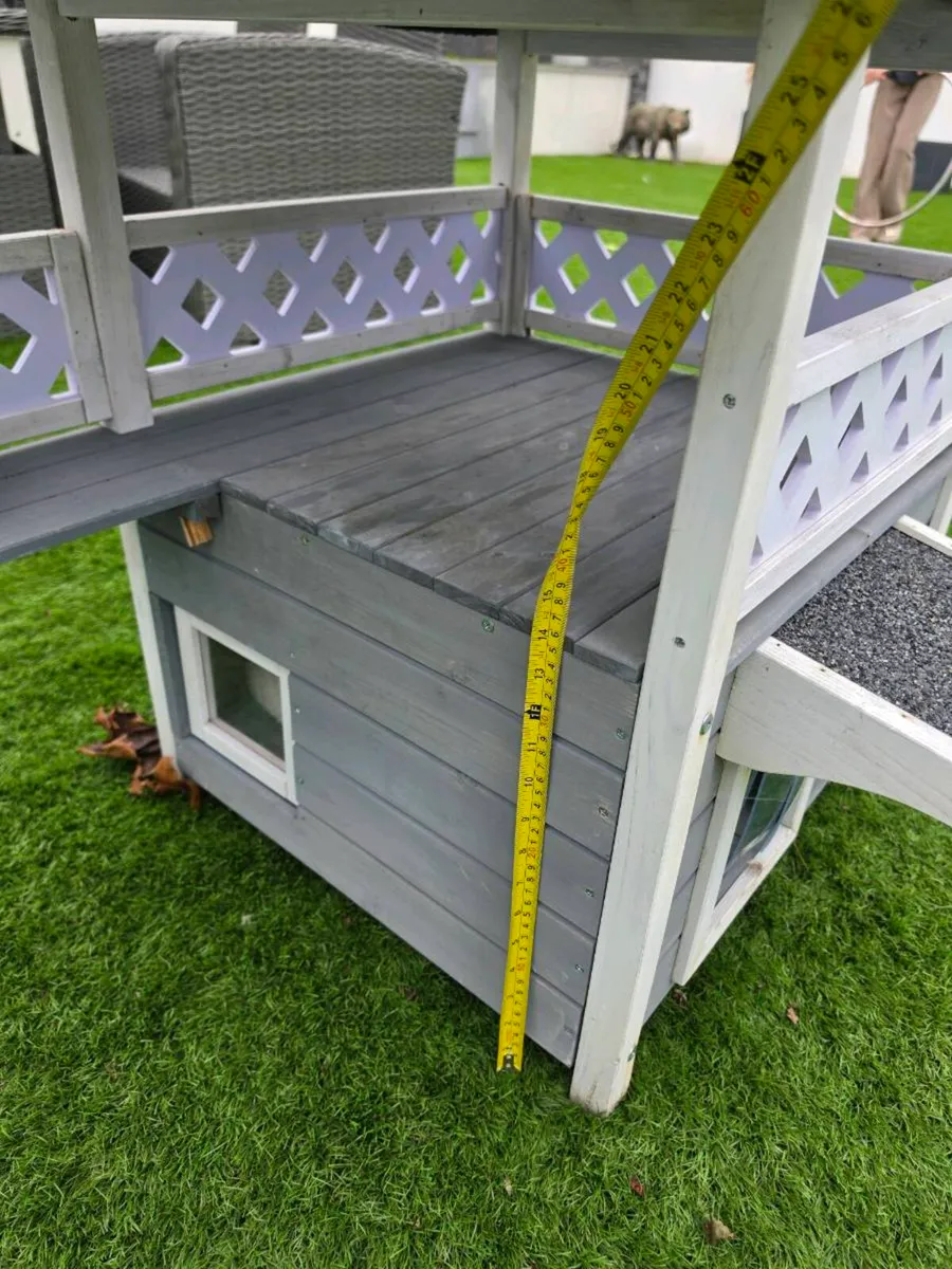 Cat house outdoor wooden - Image 4
