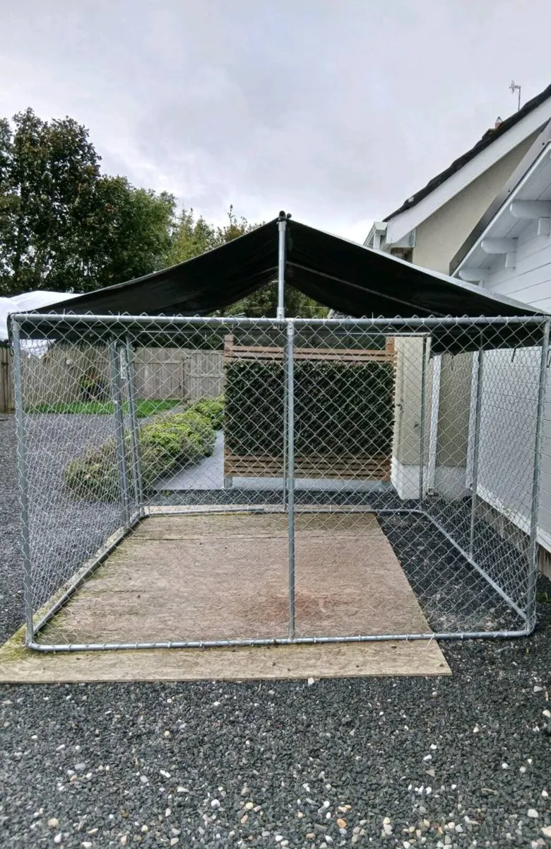 Dog run , large ,9ft x9ft - Image 1