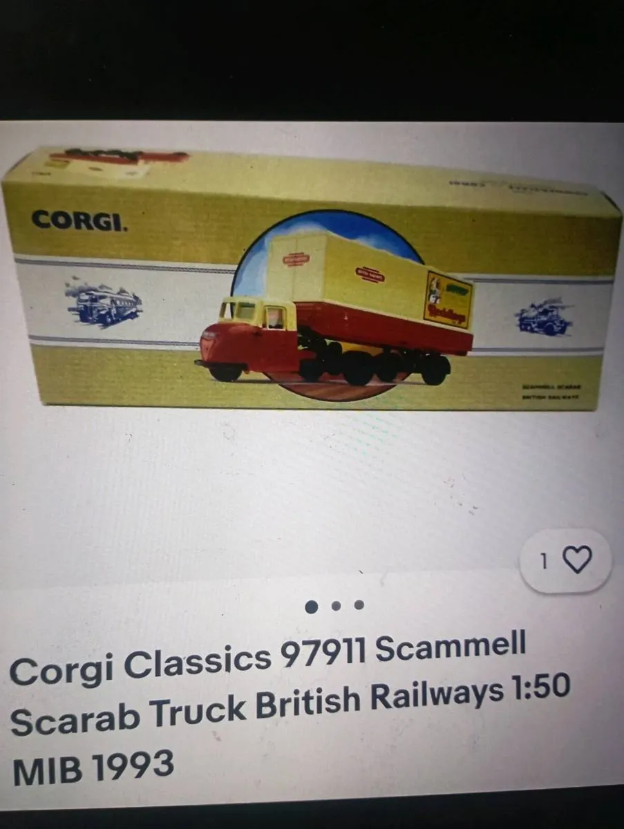 CORGI  CLASSICS  SCAMMELL SCARAB DIE-CAST TRUCK - Image 1