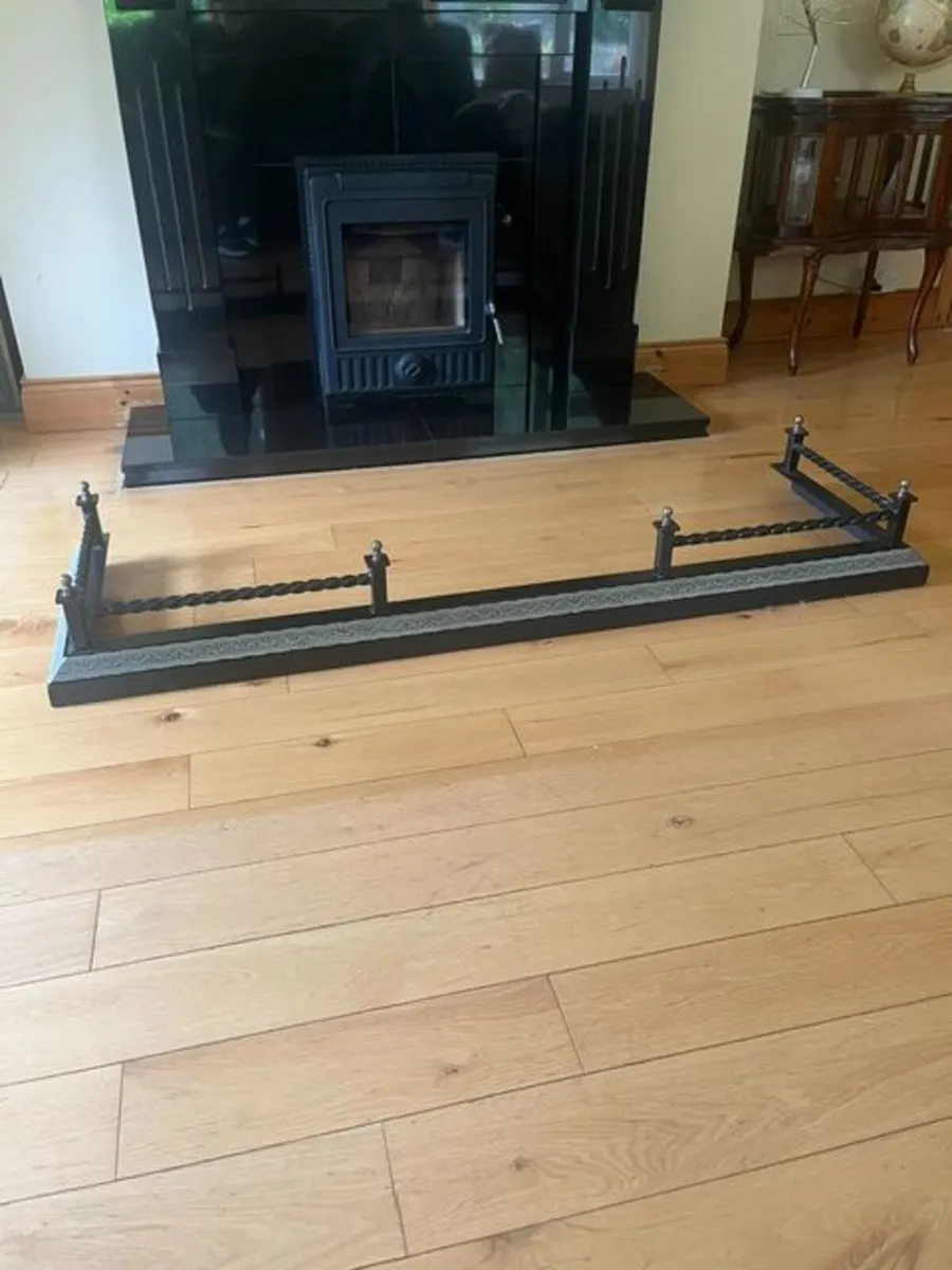 Large Traditional Fireplace Fender - 160cm - Image 1