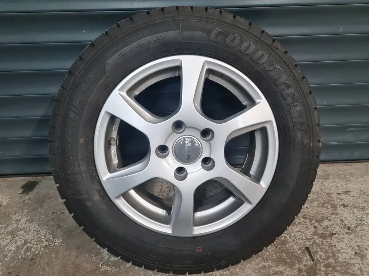 15 inch 5x112 alloys and new winter tyres - Image 1
