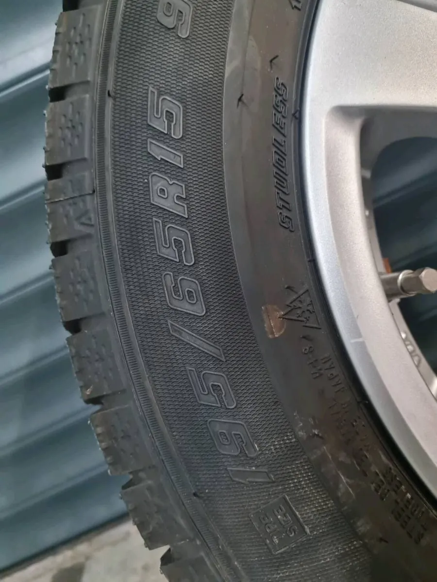 15 inch 5x112 alloys and new winter tyres - Image 2