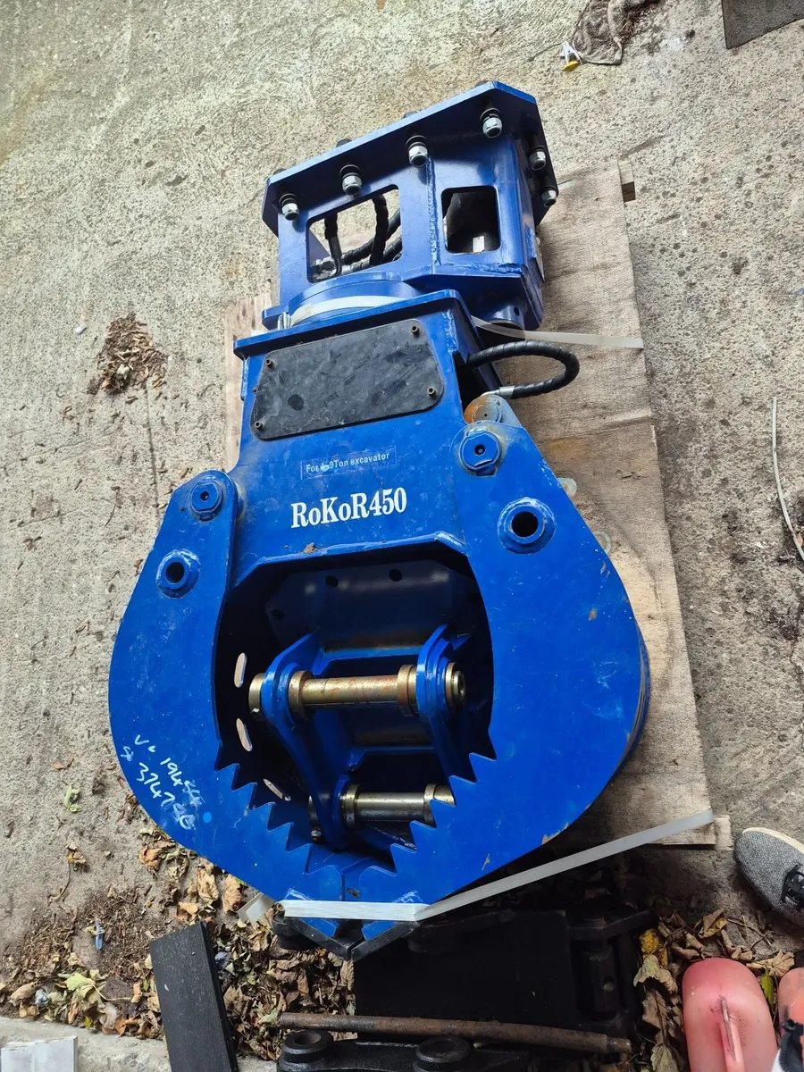 Rotating hydraulic grab also elephant thumb - Image 2