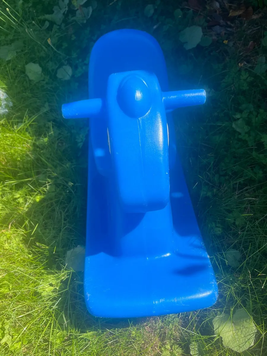 Little tikes blue rocking horse - Image 2