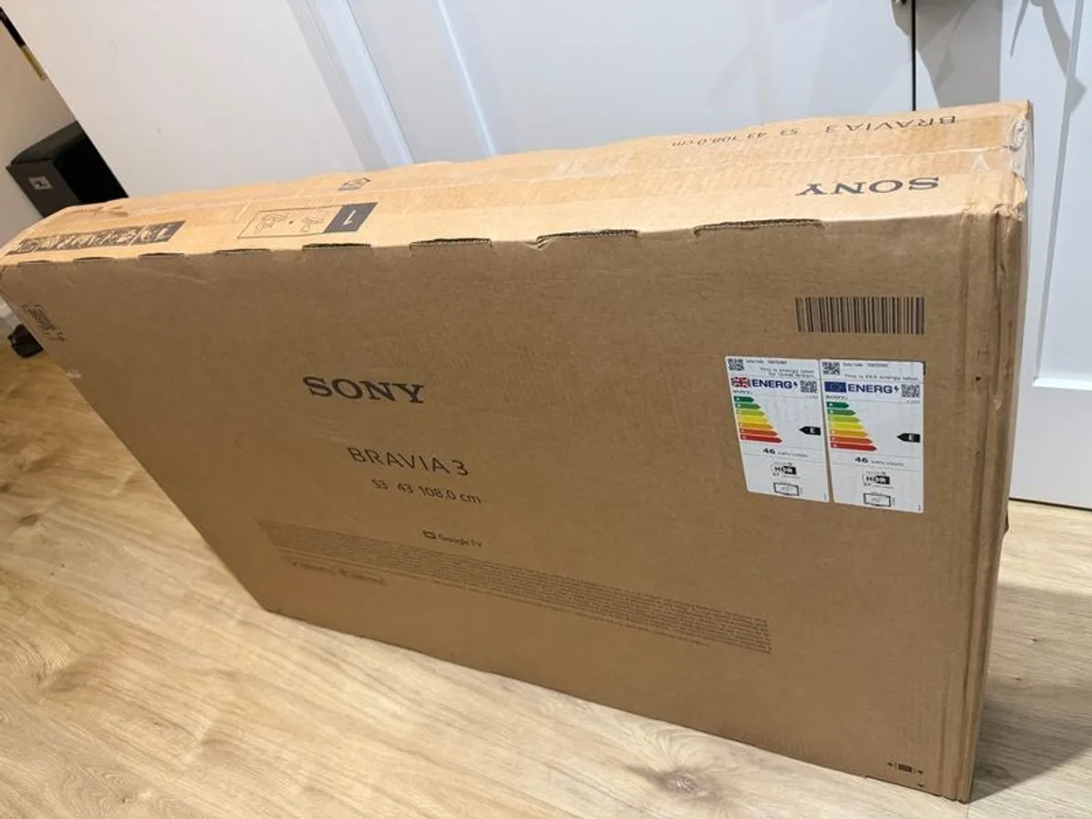 Brand New Sealed Sony BRAVIA 3 43" 4K Smart TV (K-43S3) - Image 2