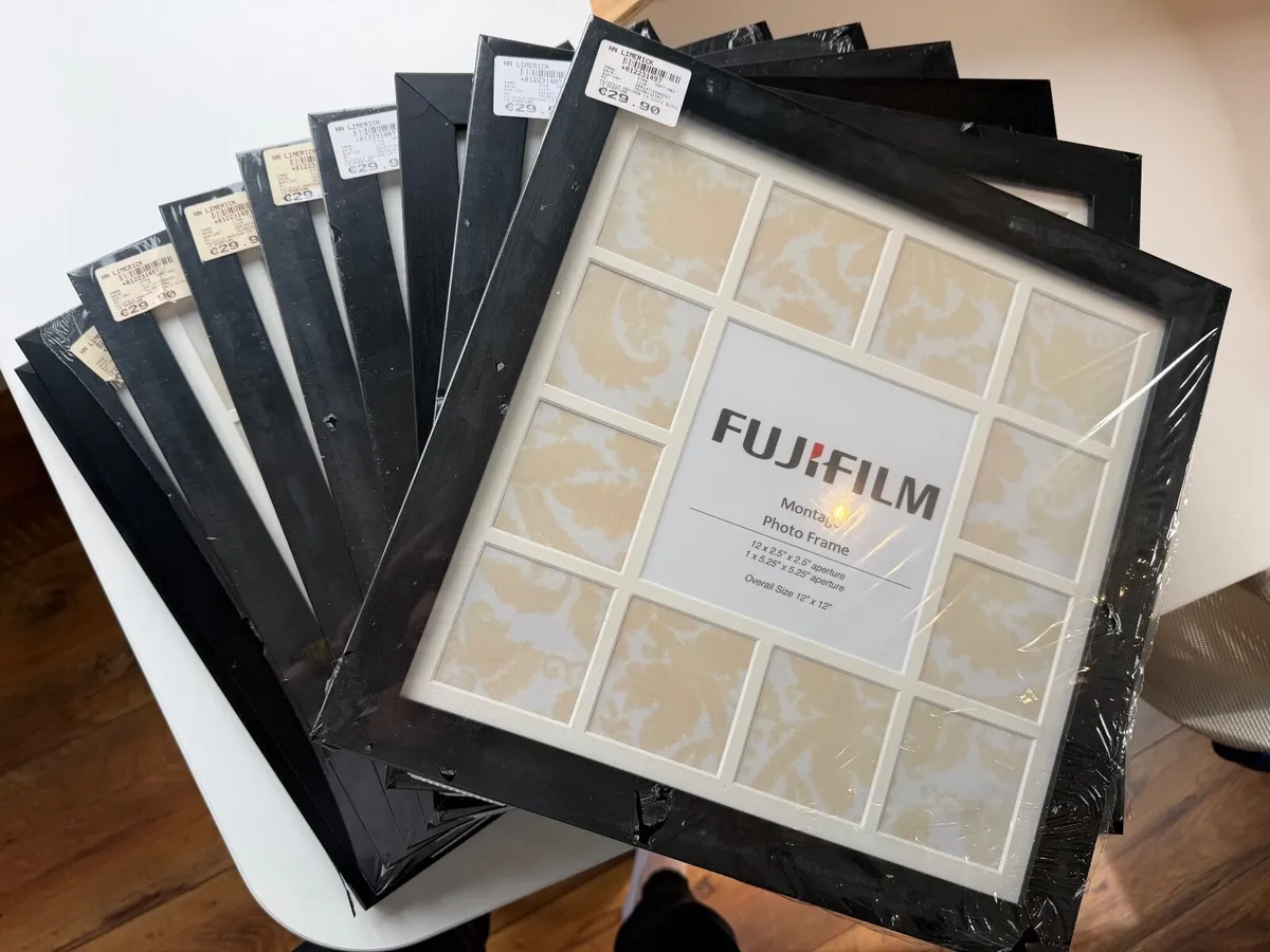 Fujifilm Montage Photo Frames 12x12 – Black – New - Image 1
