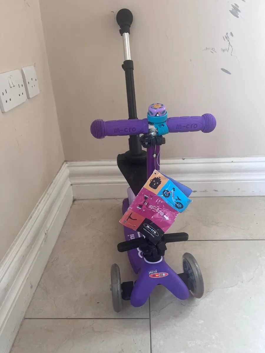 Mini micro scooter with extras - Image 2