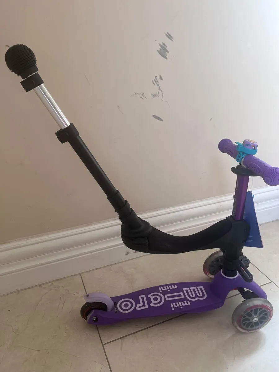 Mini micro scooter with extras - Image 3