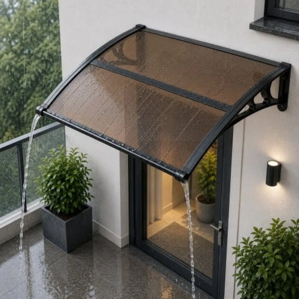 Awnings for Door Entrance, 38 x 40 in, Exterior Fr - Image 1
