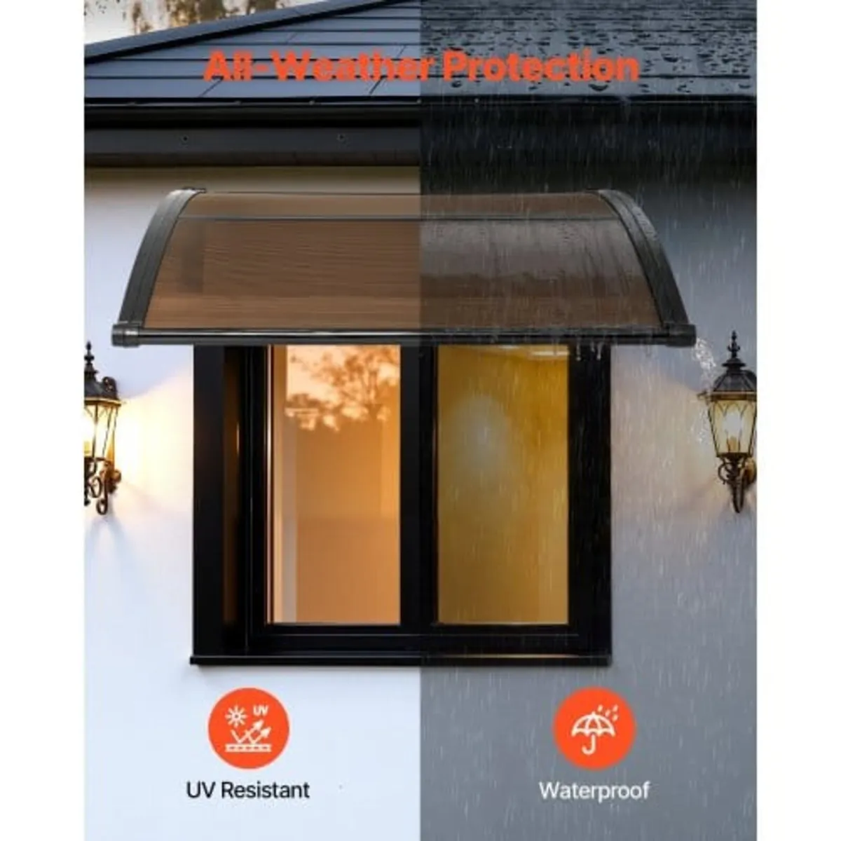 Awnings for Door Entrance, 38 x 40 in, Exterior Fr - Image 2