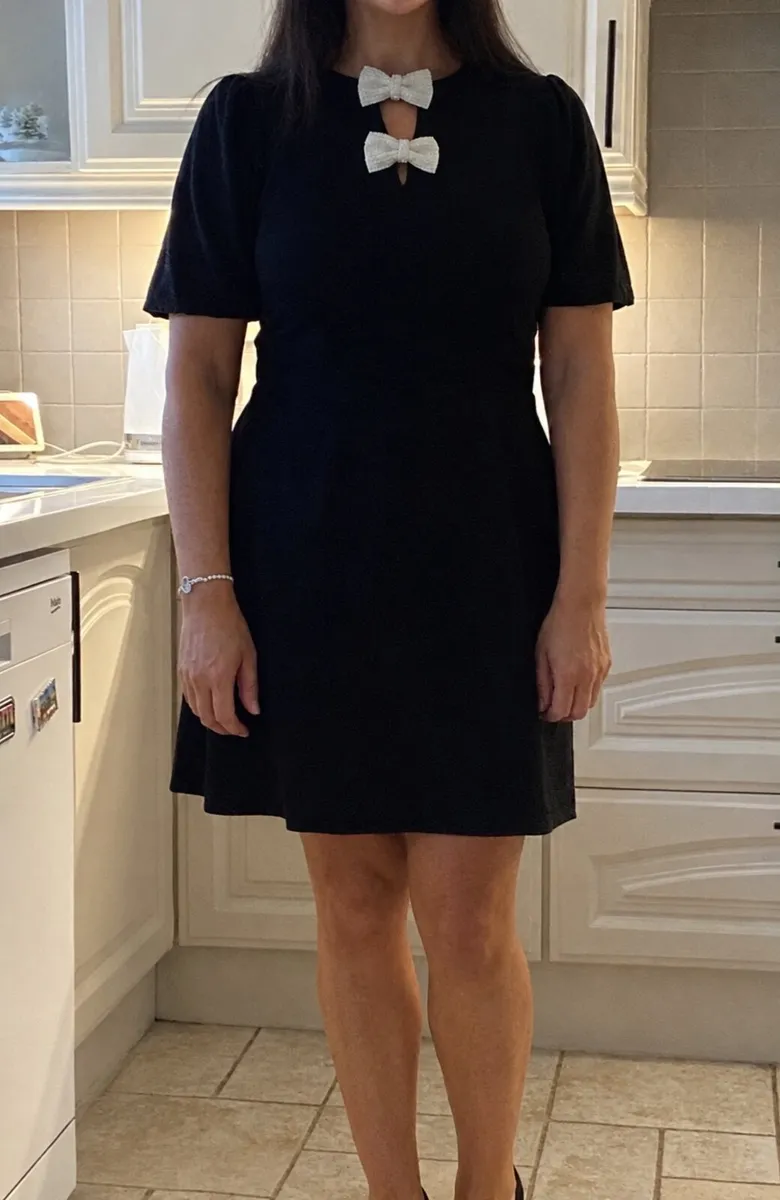 Next pearl bow detail Dress