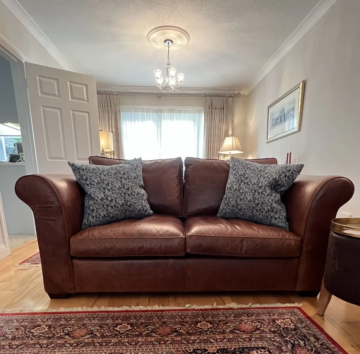 Leather Sofa - Image 1