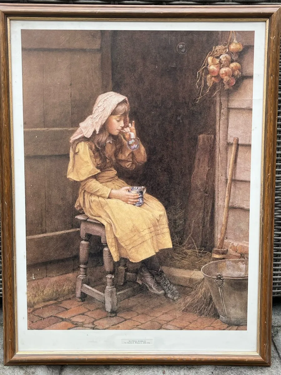 Blowing Bubbles Print