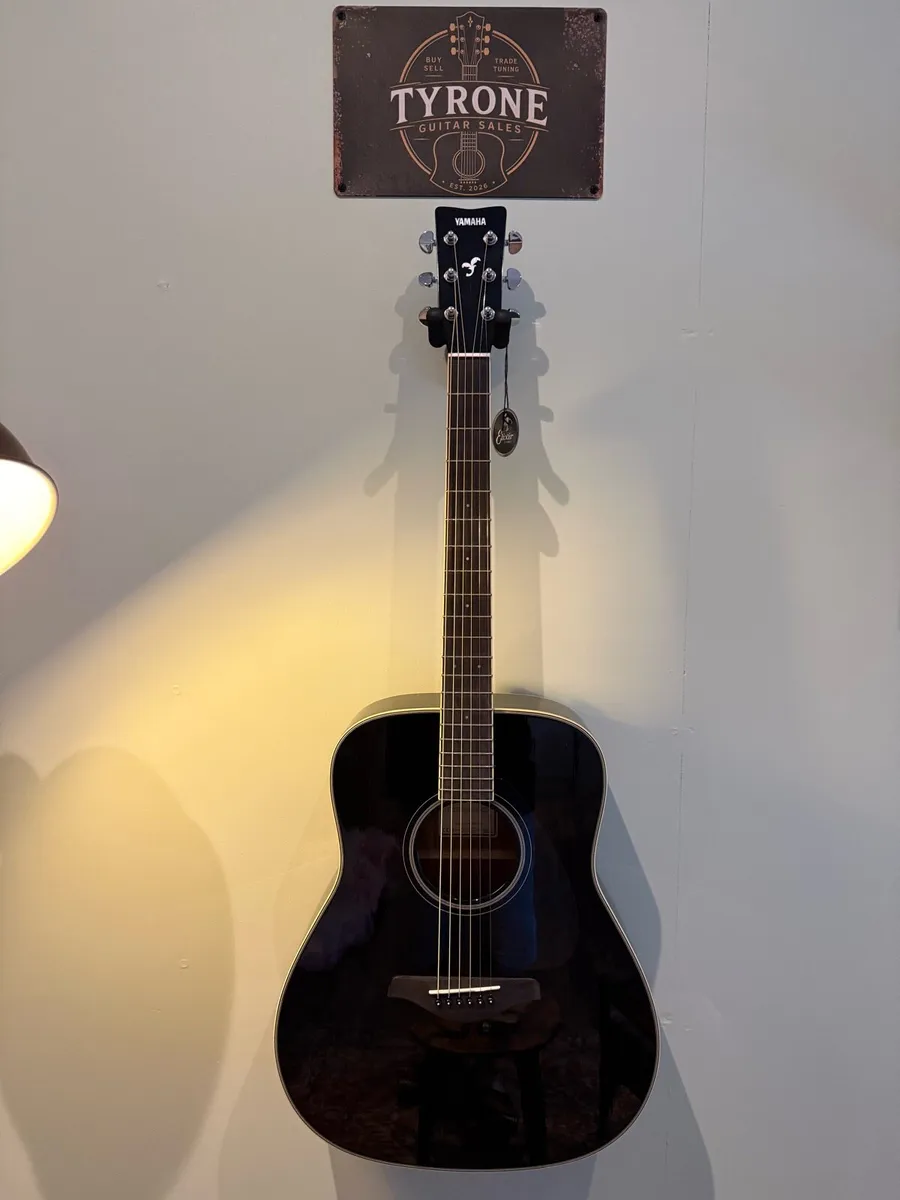 Yamaha FG-TA TransAcoustic – Black – Brand New - Image 1