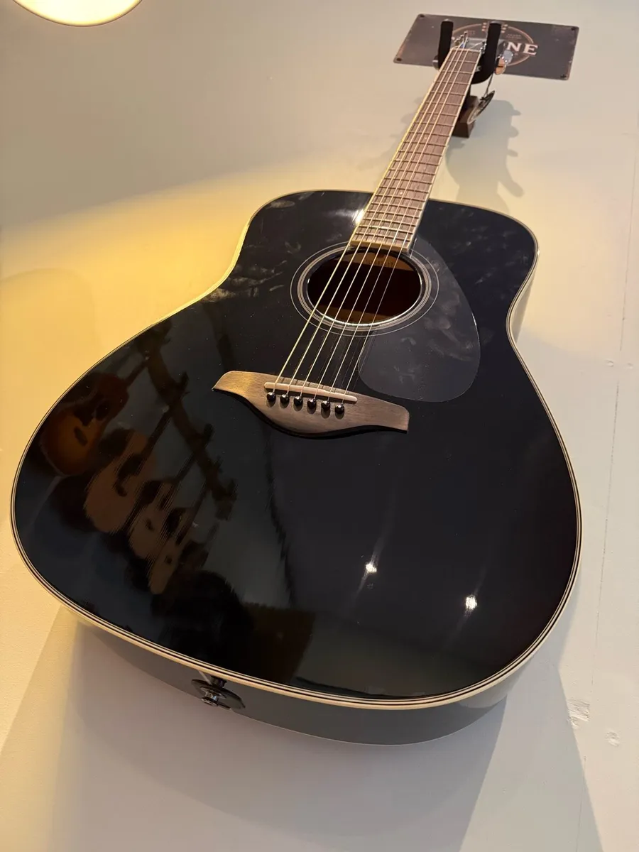 Yamaha FG-TA TransAcoustic – Black – Brand New - Image 2