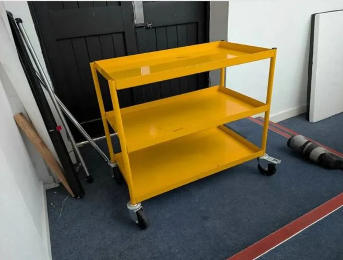 Heavy duty metal trolly