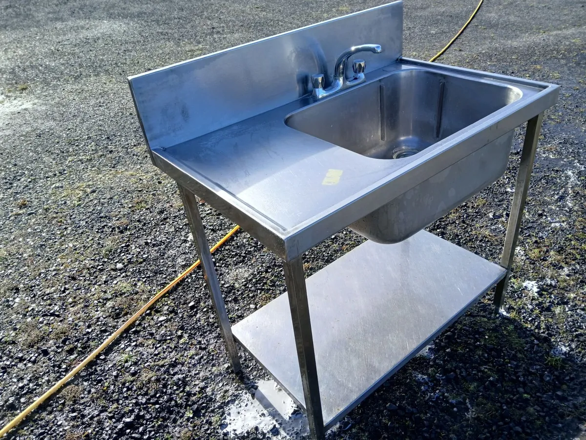 Staneless steel cabbinet sink unit complete - Image 4