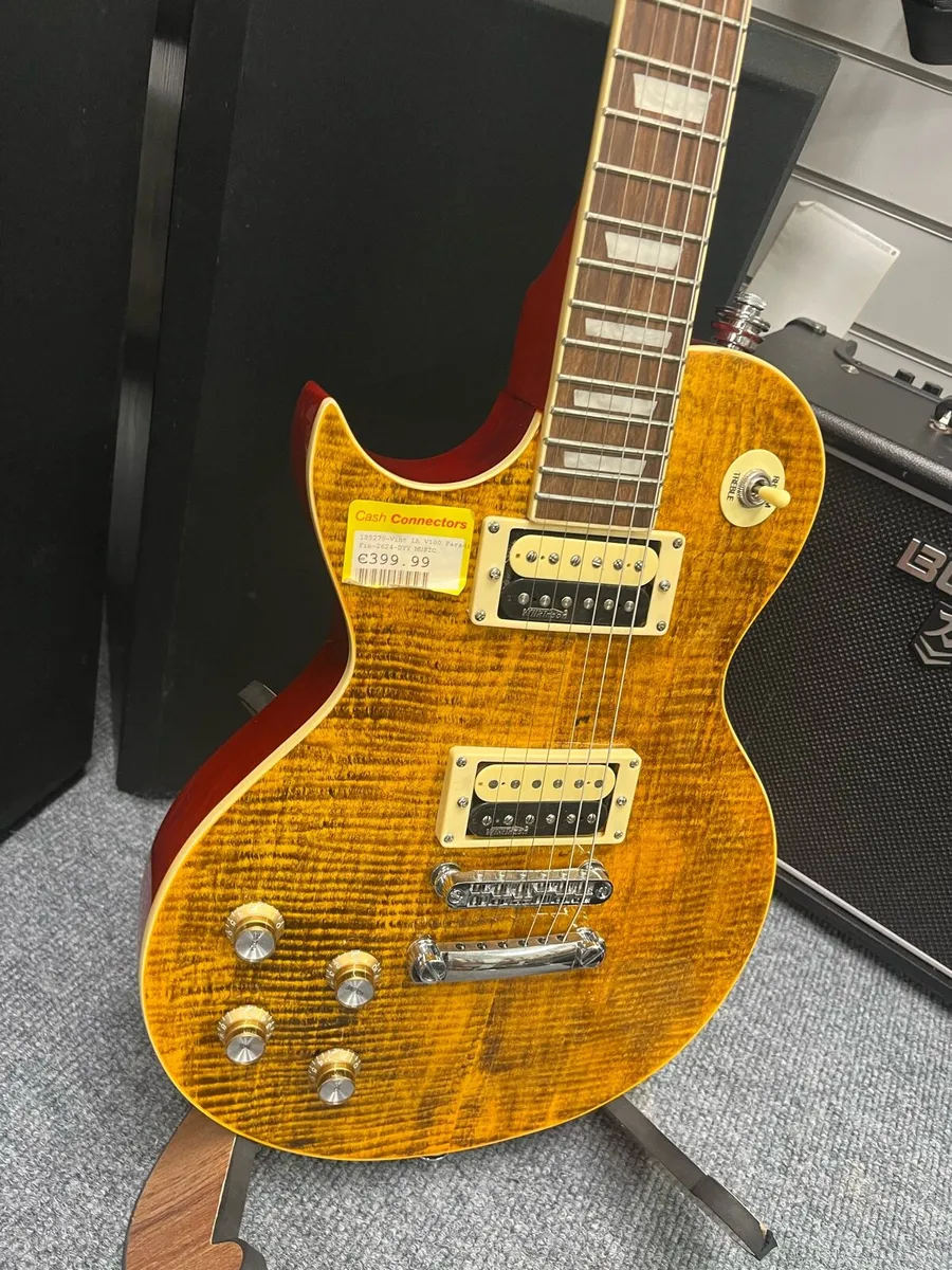 Vintage V100 Paradise Left Handed Electric Guitar - Image 2