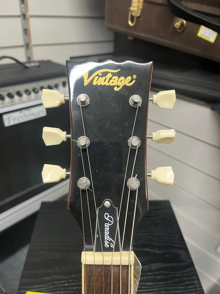 Vintage V100 Paradise Left Handed Electric Guitar - Image 3