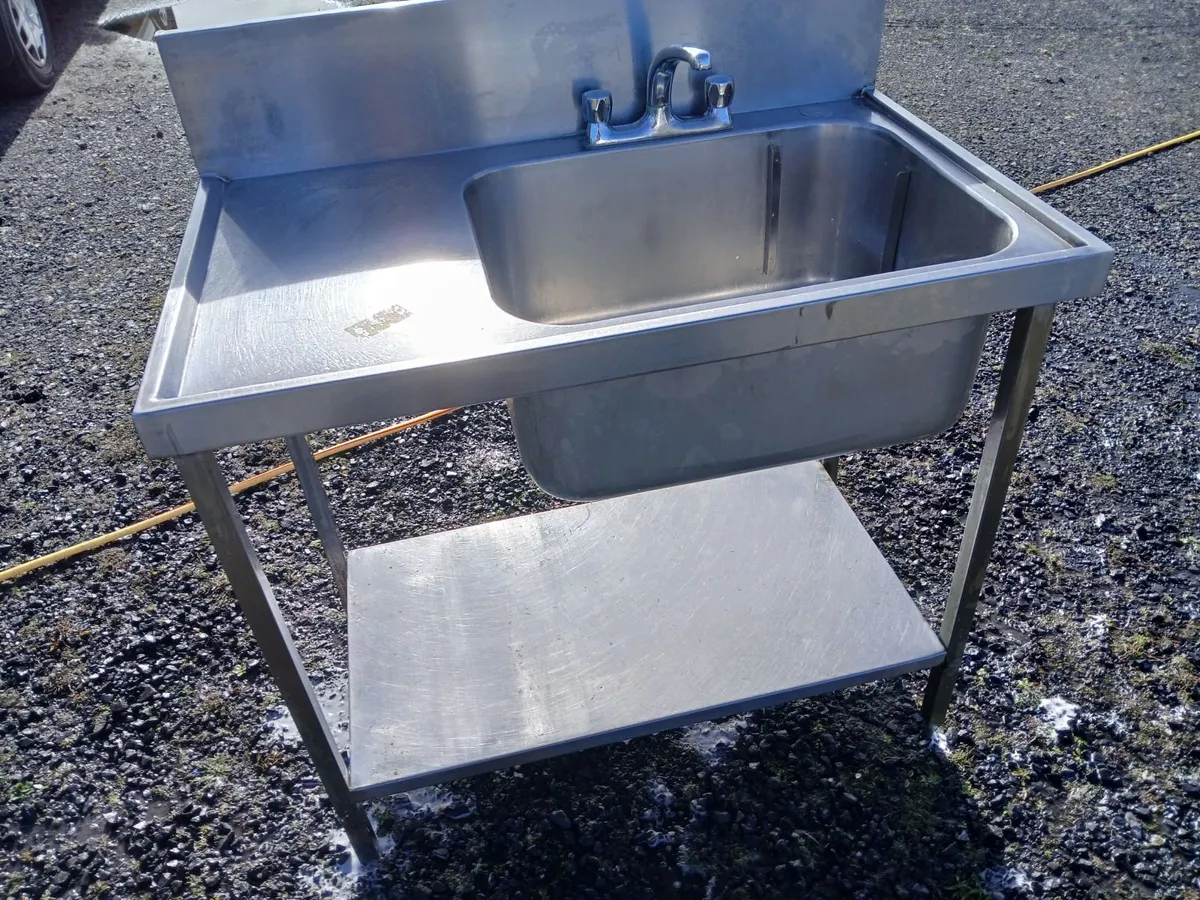 Staneless steel cabbinet sink unit complete - Image 3
