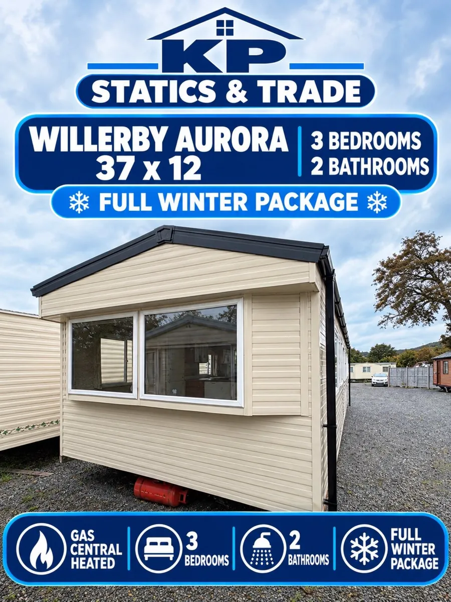 Willerby aurora 37x12 3 Bedrooms - Image 1