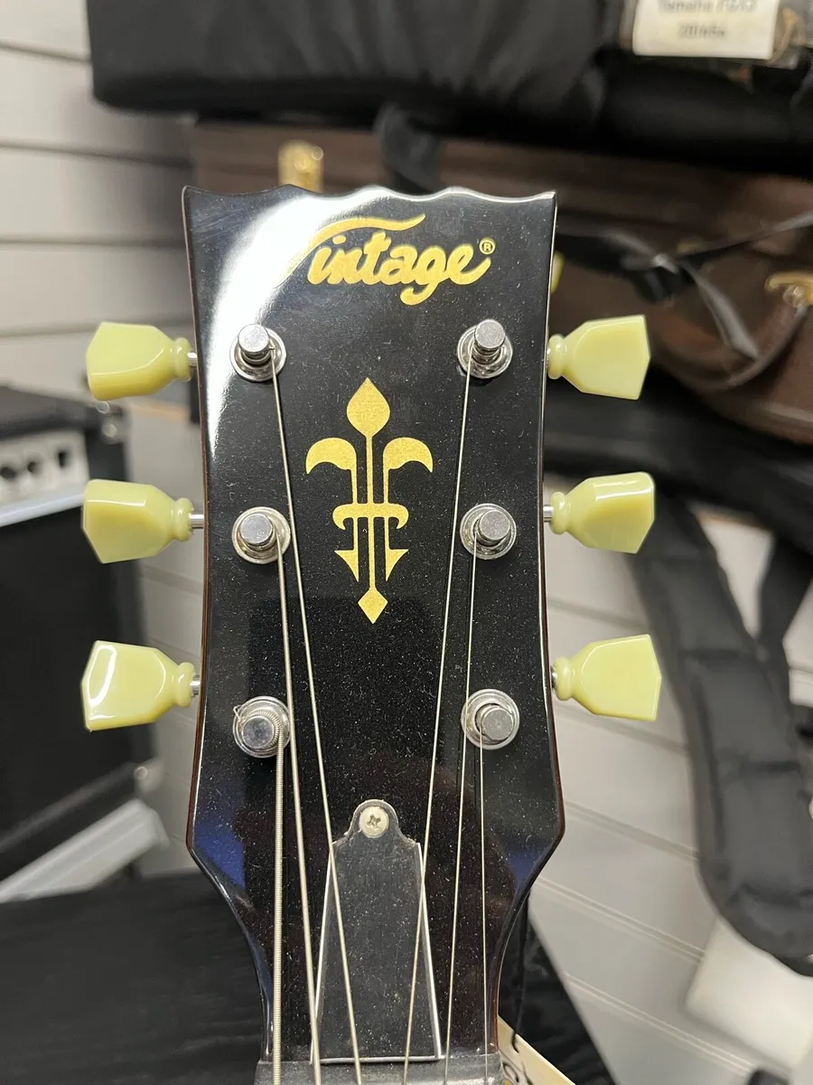Vintage V100 Tobacco Burst Electric Guitar - Image 3