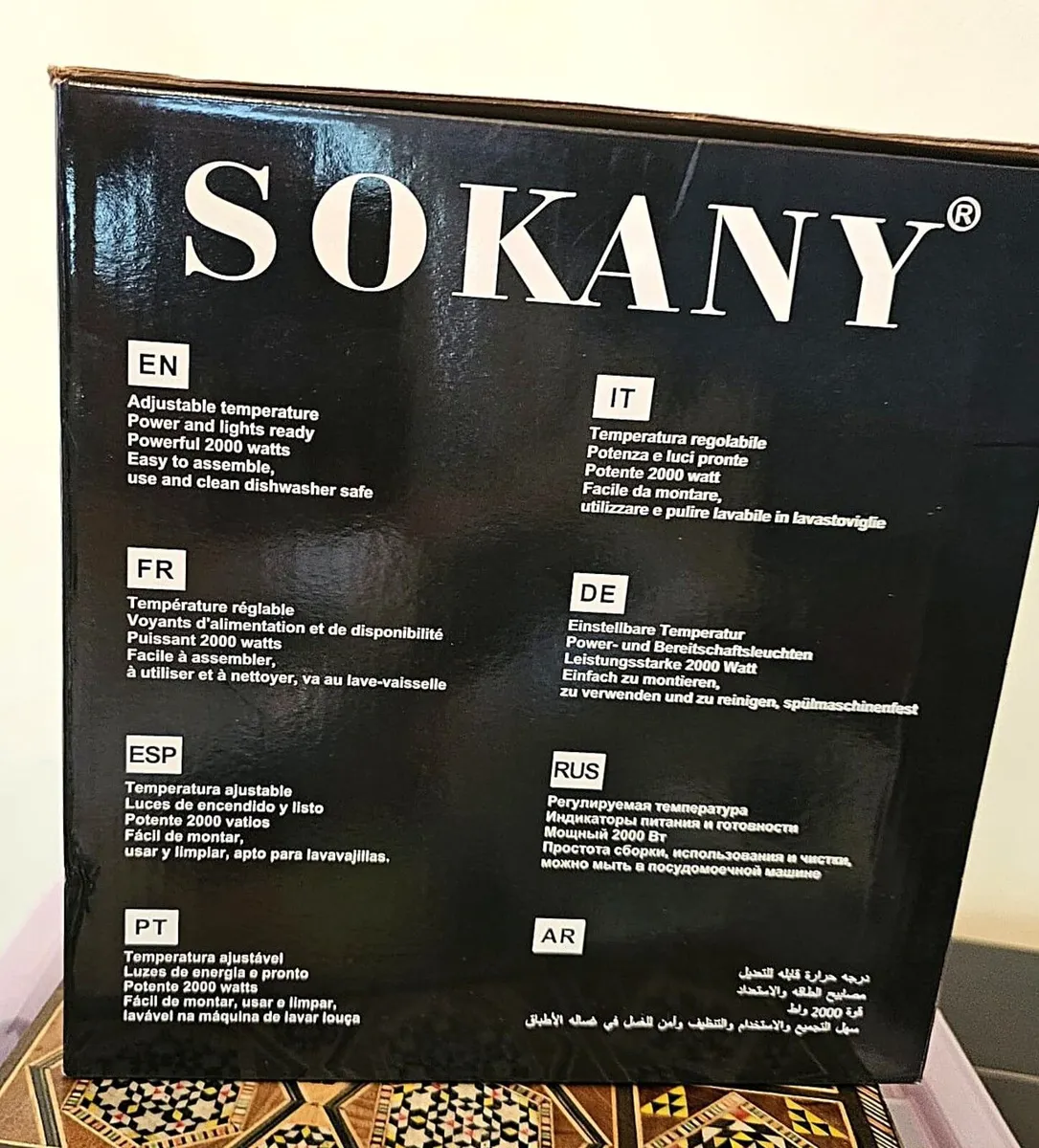 Sokany Deep Fryer 3.5L 2000W, New and Boxed - Image 4