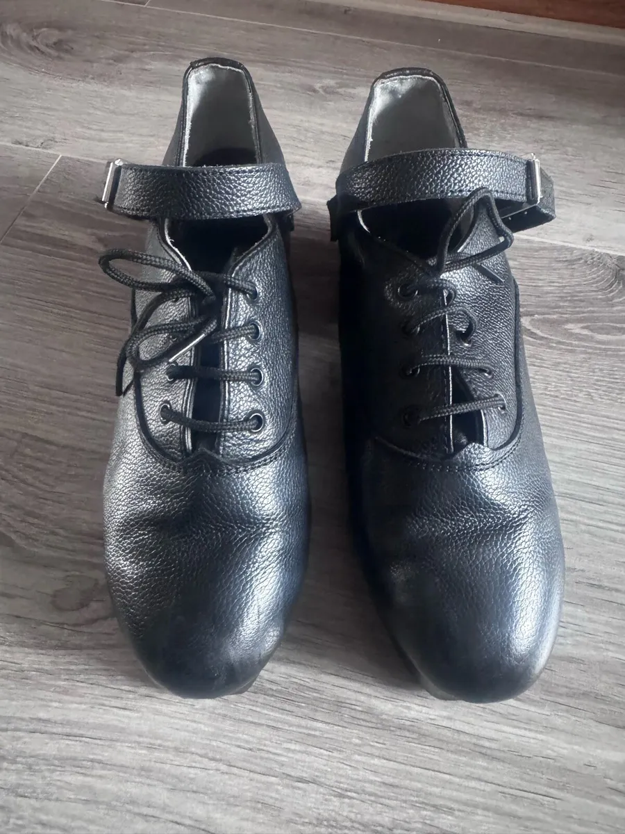 Irish dancing hard shoes beginners jig shoes 6.5 - Image 1