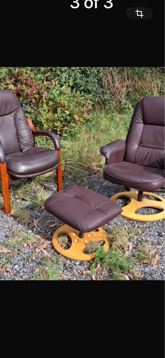 Leather Chairs - Image 1