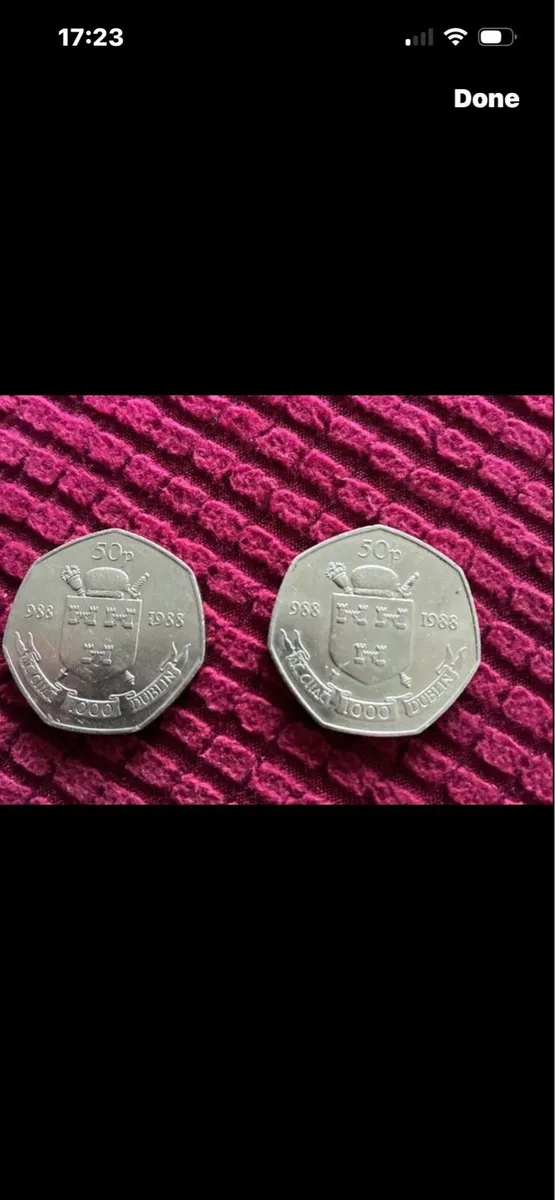 Dublin Millennium 50p Coin - Image 1