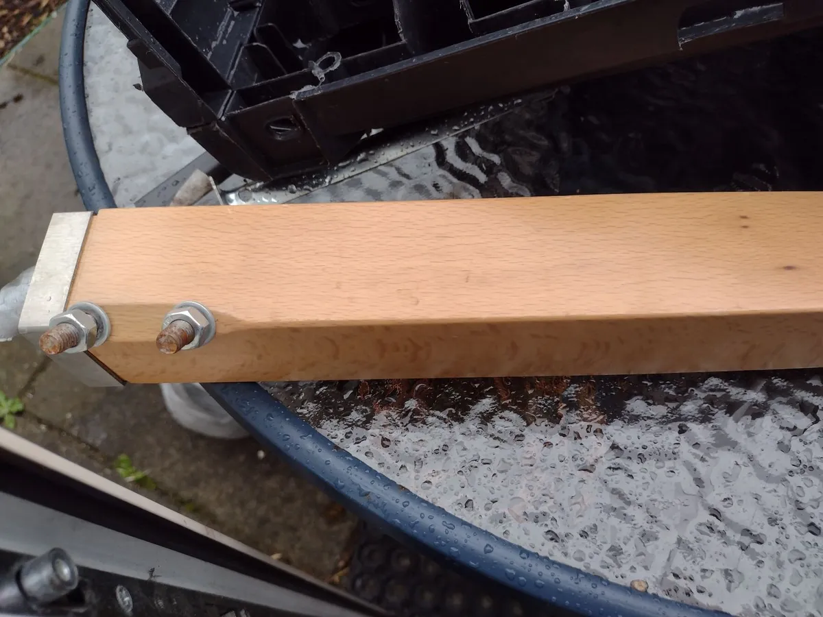 Oak table legs H;74cm - Image 3