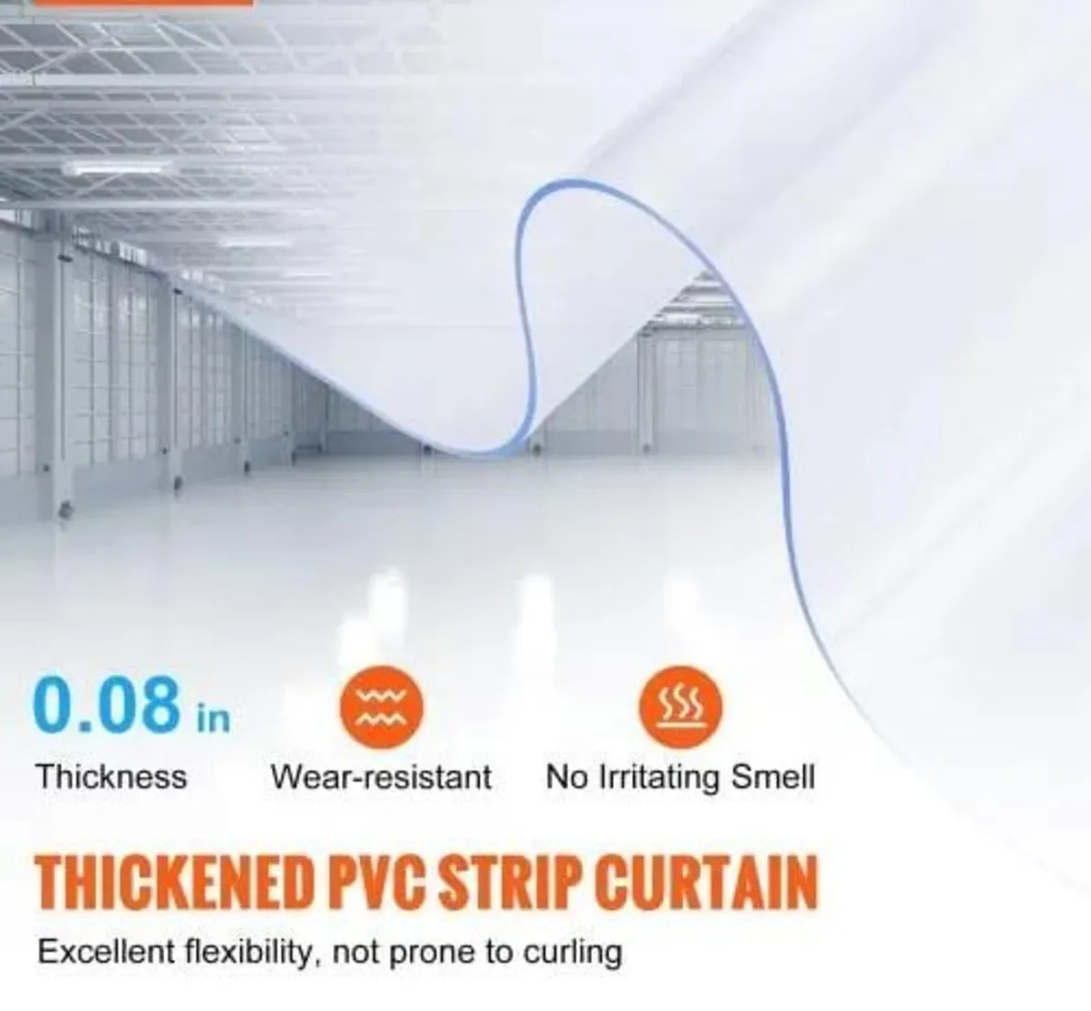 Strip Curtain PVC Door Curtain 4997.4 cm x 20.3 cm - Image 3
