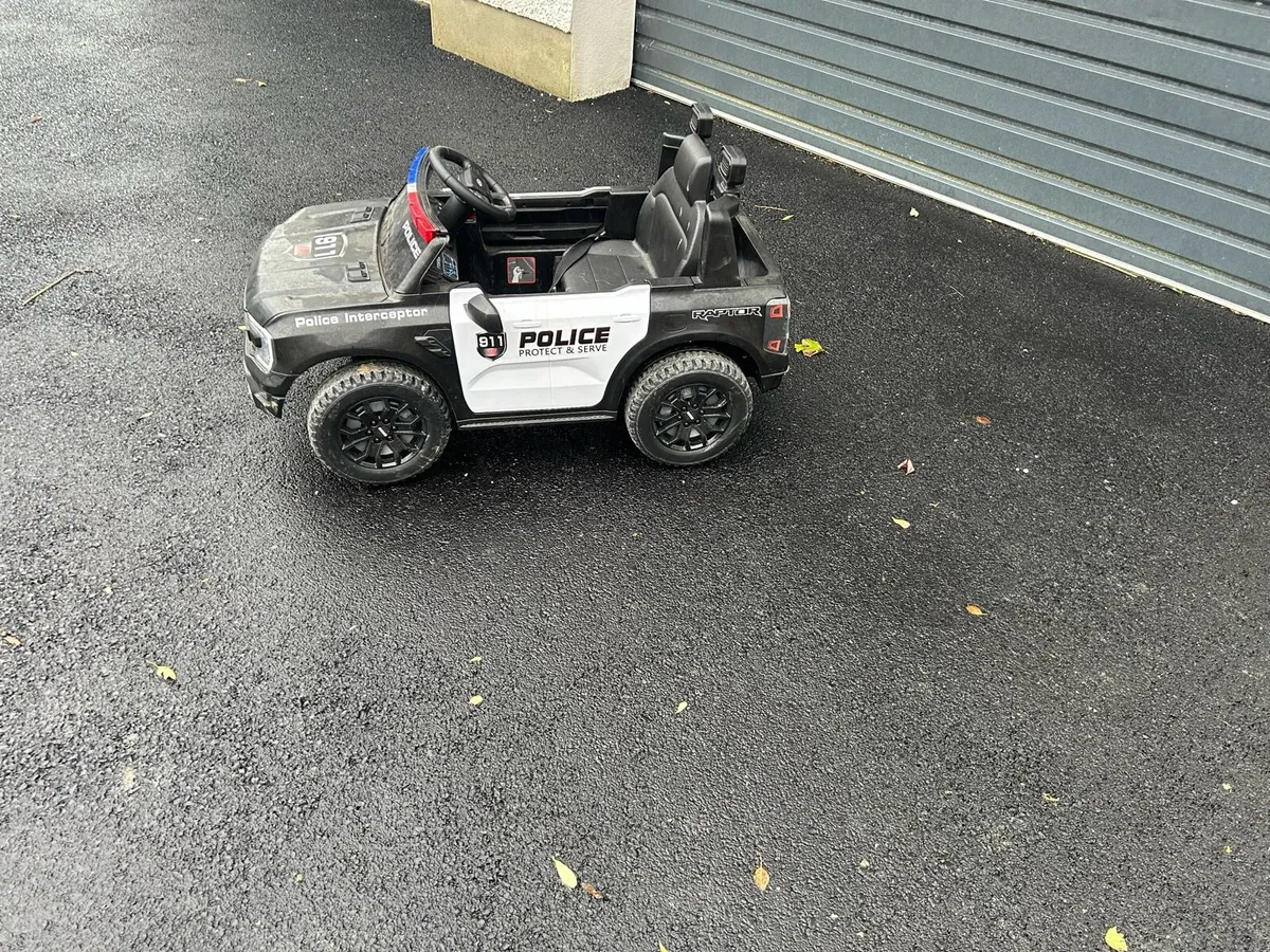 Kids Electric Police Car - Image 1