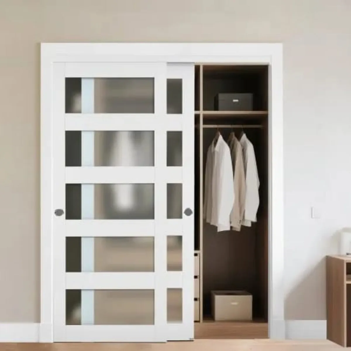 Sliding Closet Door, 1524mm (Double 787mm) x 2032 - Image 1