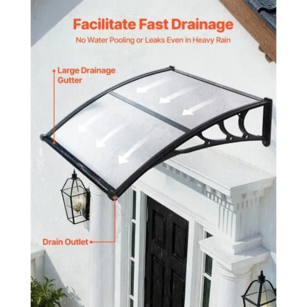 Awnings for Door Entrance, 38 x 40 in, Exterior Fr - Image 2