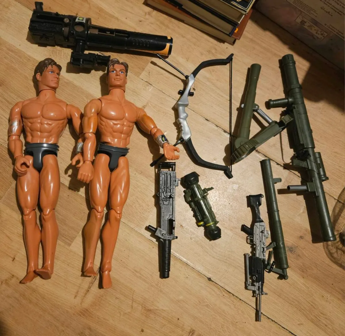 2 Max Steel Dolls with Accessories - Image 1