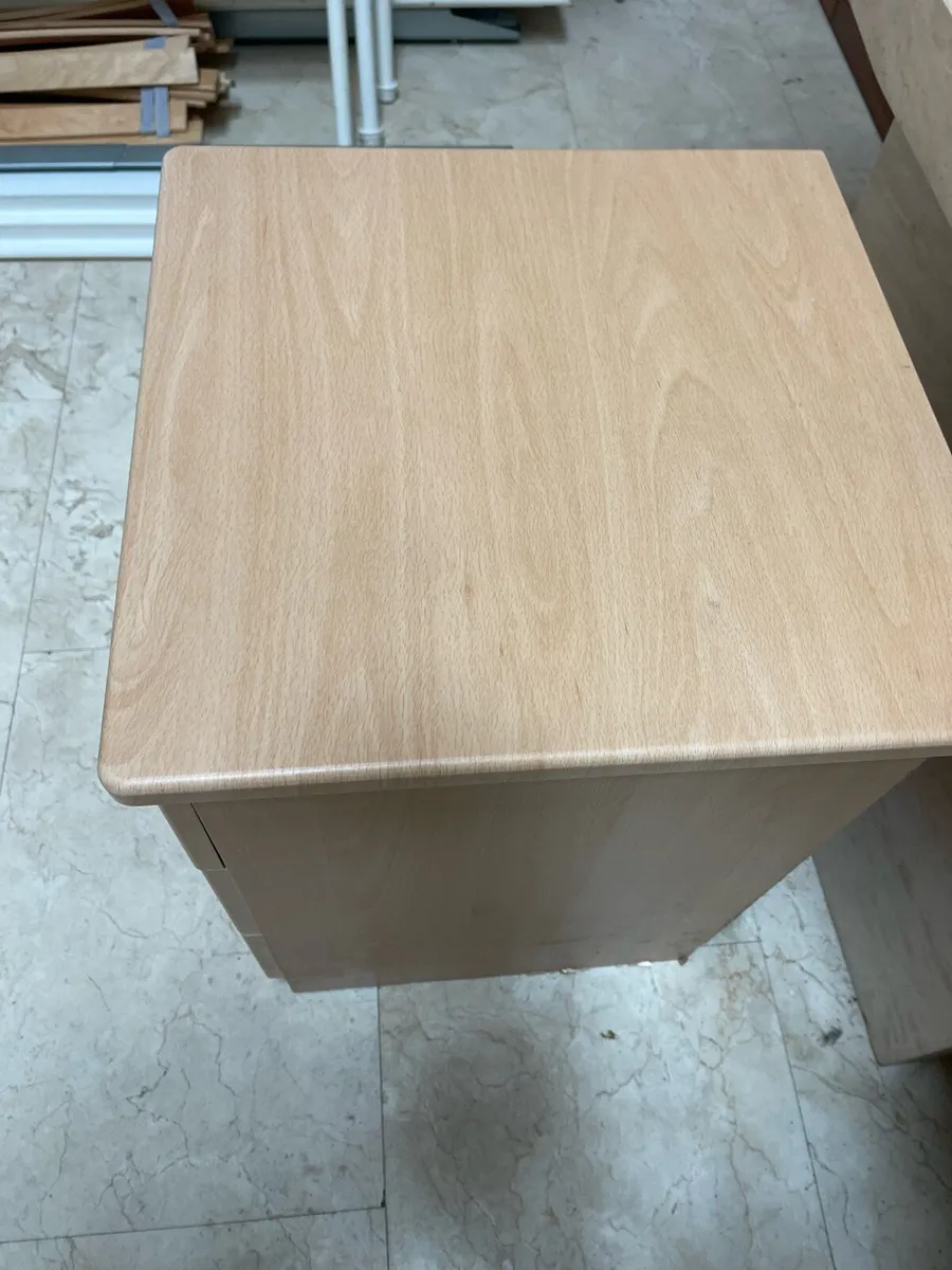 Extremely Solid Heavy Wooden Bedside Locker - Image 2
