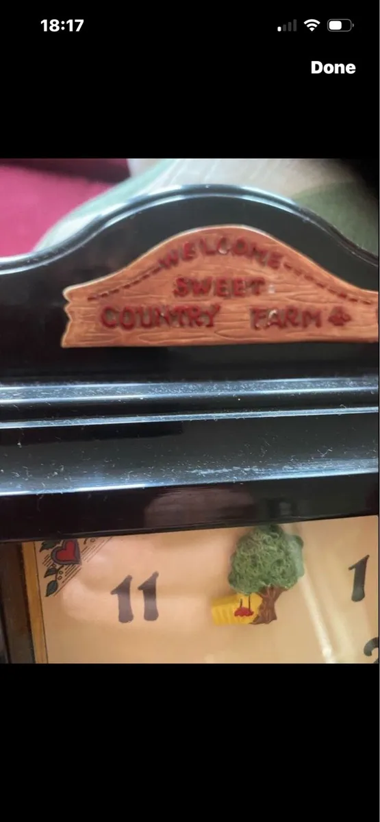 Sweet Country Farm Clock & Key Box - Image 2