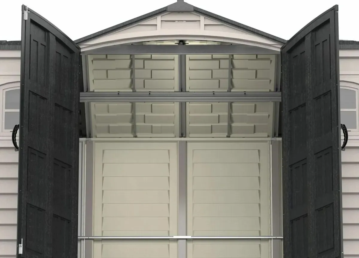 🏡 15x8 DURAMAX APEX PRO PLUS VINYL GARDEN SHEDS - Image 4