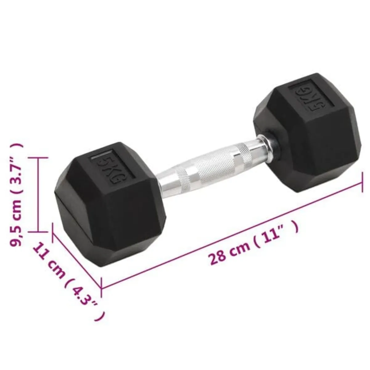 Dumbbells 2 pcs 5 kg Total Cast Iron

Description - Image 4