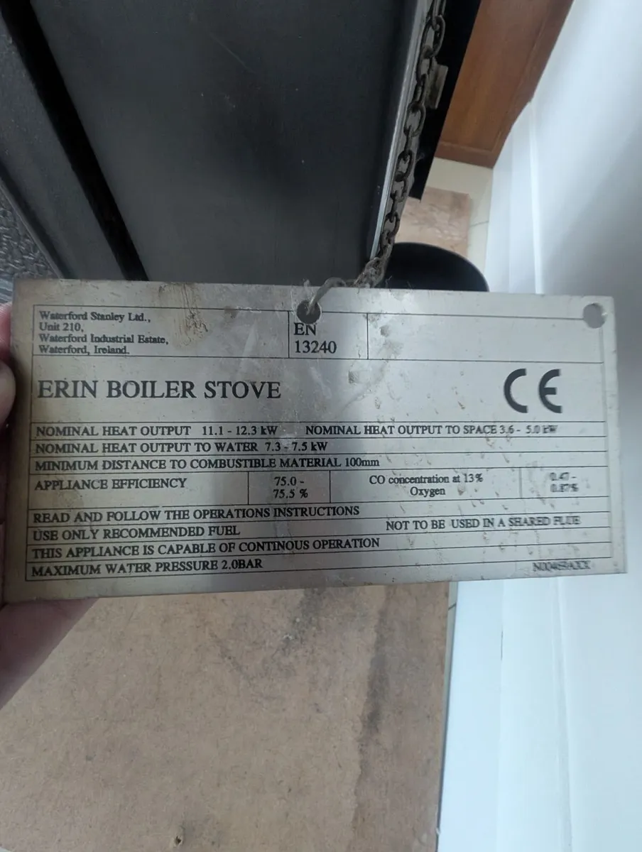 Stanley Erin solid fuel stove - Image 2