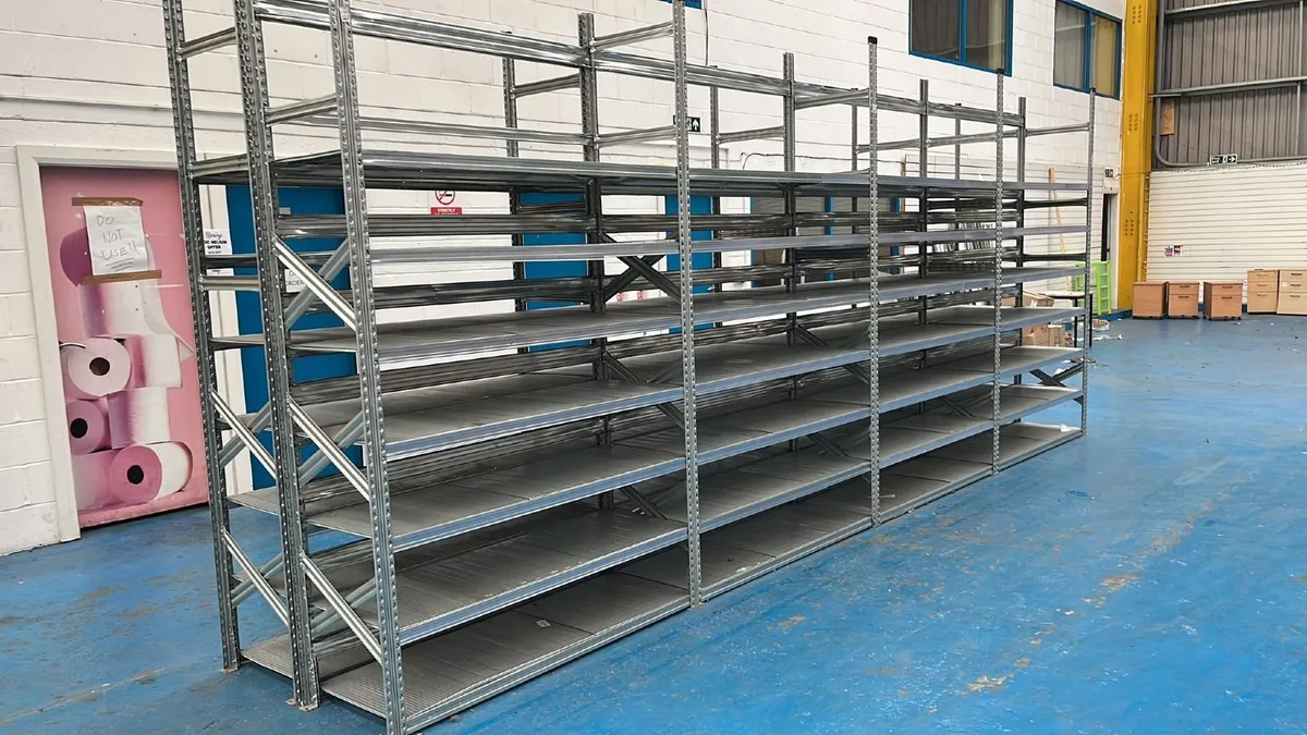 Used Shelving Longspan Racking - Image 1