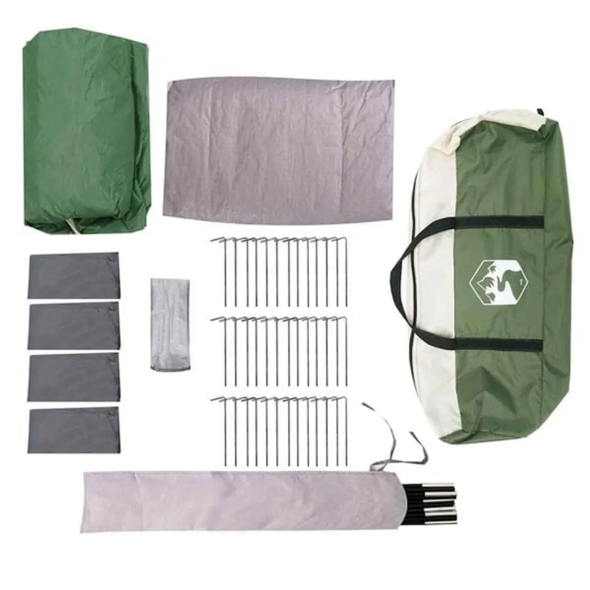 Family Tent 20-Person 20-Person Green and White

D - Image 4