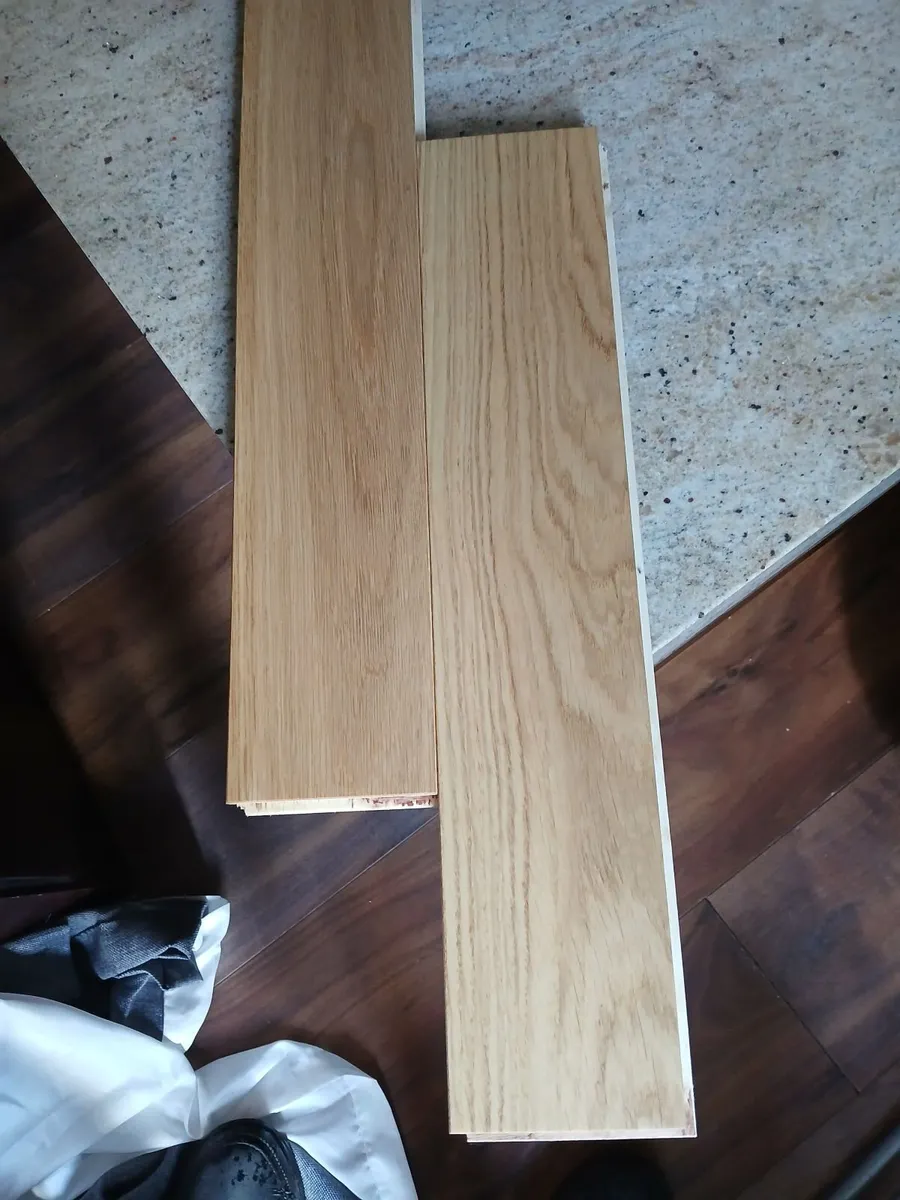 herringbone  oak flooring - Image 1