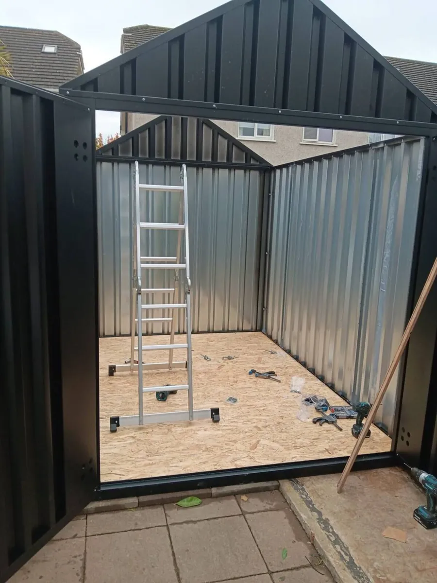 Steel Garden Shed with Self Foundation–2 Sizes - Image 2
