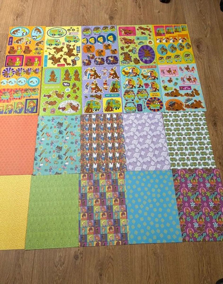 SCOOBY DOO Card Making Supplies - Image 2
