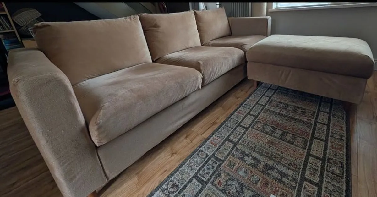Velvet Sofa - Image 4