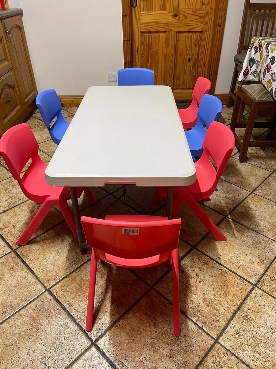 Kids Chairs & Table - Image 1