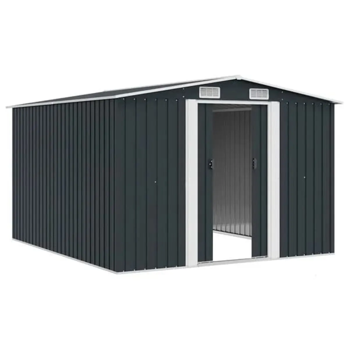Garden Shed 257x298x178 cm Metal Anthracite

Descr - Image 1
