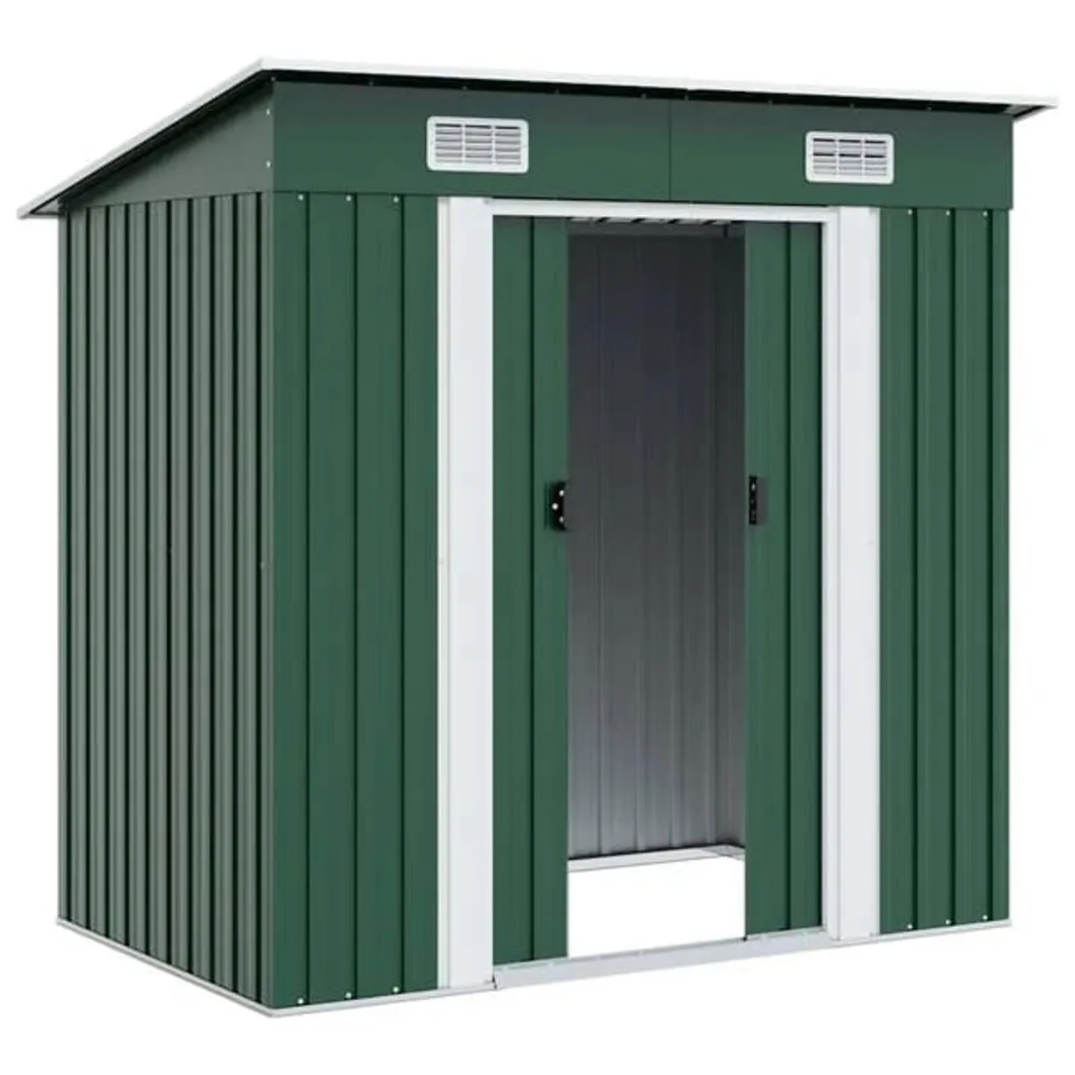 Garden Shed Green Metal

Description
This metal st - Image 1